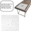 200pcs Sanitary Disposable Face Hole Covers Face Cradle Cover for Massage Table, Soft Massage Face Rest Cover Head Cradle Cover Massage Face Cushion Pillow Cover for Massage Chair Beauty Tattoo Salon view 2