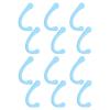 6-Pair Silicone Ear Saver & Mouth Muffle Ear Protector with Ear Strap Pad for Comfortable Daily Use (Blue) view 1
