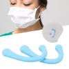 6-Pair Silicone Ear Saver & Mouth Muffle Ear Protector with Ear Strap Pad for Comfortable Daily Use (Blue) view 2