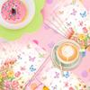 100Pcs Butterfly Paper Guest Napkins Disposable Dinner Napkins,Party Napkins Guest Towels Wedding Napkins for Kitchen,Birthday Party view 3