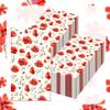 100Pcs Red Poppy Flowers Napkins Floral Napkins Paper Guest Napkin Disposable Guest Towels Wedding Napkin for Kitchen,Birthday Flowers Party Supplies view 3