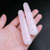 1pcs Natural Rose Quartz Pink Crystal Massage Wands Stick Anti Age Tool JIZTGEDM view 1