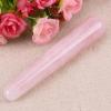 1pcs Natural Rose Quartz Pink Crystal Massage Wands Stick Anti Age Tool JIZTGEDM view 2