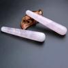 1pcs Natural Rose Quartz Pink Crystal Massage Wands Stick Anti Age Tool JIZTGEDM view 3