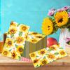 100Pcs Sunflower Paper Guest Napkins Disposable Dinner Napkins,Party Napkins Guest Towels Wedding Napkins for Kitchen,Birthday Party view 4