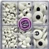 Edible Candy Cake Decoration 80G Mix of three sizes 7mm 1cm 2cm Candy Eye Valentine's Day Birthday Halloween Thanksgiving Christmas party Team Dinner Cake Cupcake Cookies for Dessert Sprinkles view 1