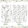 100Pcs White Flowers Paper Guest Napkins Disposable Dinner Napkins,Party Napkins Guest Towels Wedding Napkins for Kitchen,Birthday Party view 2
