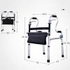 BHANAY Rollator Walker, Four Wheeled with Seat Lightweight Foldable Aluminium Frame Suitable Home Outdoor Walking Mobility Aid Small Gift view 2