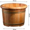 Foot Tub Wooden Foot Basin Wooden Foot Basin,Cedar Foot Bath Barrel,Smooth and Delicate Pedicure Barrels Pedicure Bowl Spa Massage for Soaking Feet Massager Foot Tub Foot Bath Wooden Bucket Foot Spa view 2