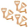 FRCOLOR 3sets Wood Massage Roller for Hand Forearm and Legs Manual Massager Tool Wood Roller Design for Thigh Hip and Foot Massage Self Massaging Tools for Home Use view 1