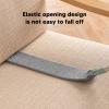 Gavigain Dust Brush, Aluminum Rod Long Handle 55in Extendable Elastic Opening Washable Long Flat Outline Microfiber Hand Duster view 3