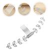 FOMIYES Adjustable Ear Hook Strap Extender with Rhinestone Comb White Band Buckle for Ear Pain Relief view 4