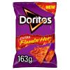 Doritos enhanced Flamin' Hot Sharing Bag Crisps 9x163g view 1