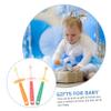 FOMIYES 3pcs Boy Girl Toothbrush Rotatable Soft Bristles for Toddlers Portable Teeth Cleaning Brush for Boys and Girls Years Old view 4