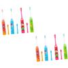 FOMIYES 8pcs Sound Wave Electric Toothbrushes for Assorted Safety Tooth Brush Sonic Cleaner for Electric Toothbrush Random Color view 1