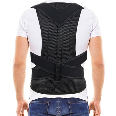 xinrishe XS-5XL Plus Size Reinforced Belt Lumbar Column Posture Corrector Vest Adjustable Back Support Strap Shoulder Spine Brace Neck Support Posture Trainer Men Women(XXXL-arge)