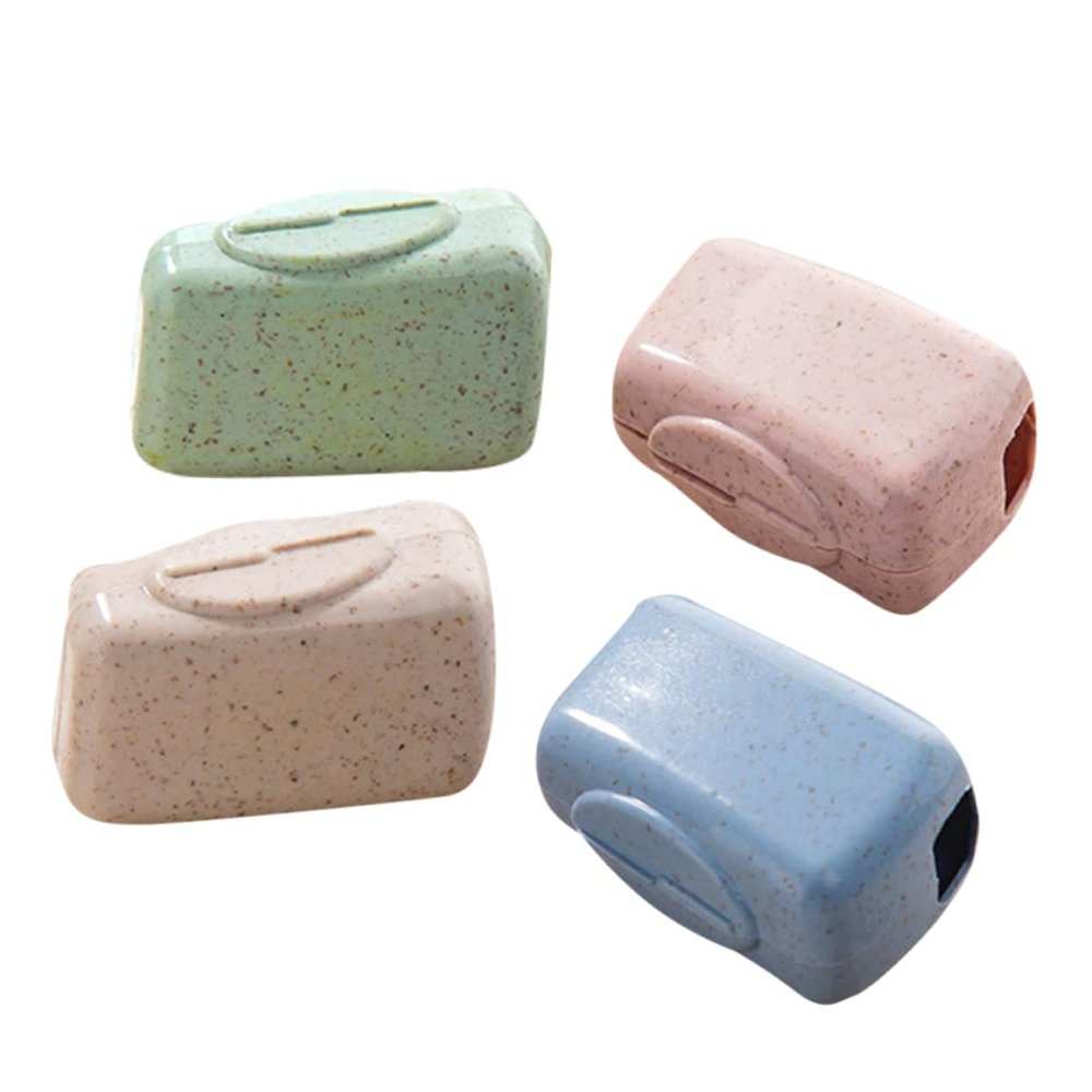 FOMIYES 108pcs Toothbrush Travel Case Portable Toothbrush Cover for Travel for Camping Hiking Random Color