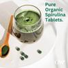 Organic Spirulina Tablets | 3 Months Supply | 600 x 500mg | Glowing Hair, Skin & Nails | High Iron by Organic Wonders view 2