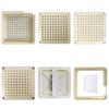 1PCS Capsule Filling Machine Manual 100 Holes Empty Capsule Filler, Filling Tool Capsule Maker for Size 0# (Beige) view 3
