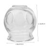 Beavorty 6pcs Glass Suction Cups Cupping Set Massage Cups Strong Adsorption Theracup Made from Glass view 2