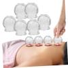 Beavorty 6pcs Glass Suction Cups Cupping Set Massage Cups Strong Adsorption Theracup Made from Glass view 3