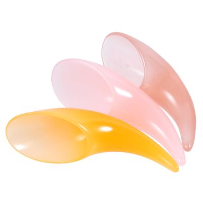 FRCOLOR 6pcs Scraping Comb Natural Ox Horn Scalp Scrubber for Scalp Trigger Point Treatment Handheld Roller Design for Neck and Body Massage Relief