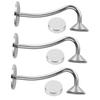 Amosfun 3pcs Bathroom Bar Soap Holder Draining Soap Holder Magnetic Grey Modern Design view 1