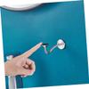 Amosfun 3pcs Bathroom Bar Soap Holder Draining Soap Holder Magnetic Grey Modern Design view 4