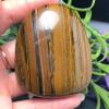 NWPNLXEA Home Collections Home Decoration Natural Peacock Eye Gemstone Palm Stone Crystal Irregular Smooth Polished Pebble ReikiChakra Stone Stones view 3