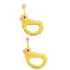 FOMIYES 2pcs Childs Toothbrushes Kit Oral Boys and Girls Brush Toothbrush Non-Slip Handle Ergonomic Design view 1