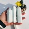 NWPNLXEA Home Collections Quartz Decoration 1PC Natural Crystal Stone Blue Calamine Crystal hemimorphite Tower Point can be Used for Decoration (Size : 6-7CM) view 4