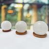 NWPNLXEA Home Collections Selenite Sphere, Crystal Natural Carved Selenite Sphere Ball,40 mm Ball Polished Sphere,Selenite Ball,Selenite Crystal Ball (100-150) view 2