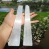 NWPNLXEA Home Collections 2 Selenite Crystal Stick (9"-11" Long), Large Raw Rough Wand Clearing view 2