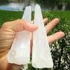 NWPNLXEA Home Collections 2 Selenite Crystal Stick (9"-11" Long), Large Raw Rough Wand Clearing view 4