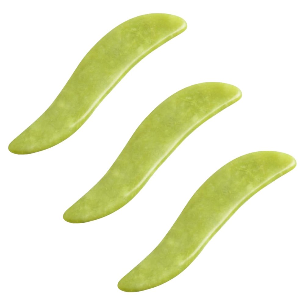 Beavorty 3pcs Scraping Board Gua Sha Massage Beauty Face Body Care Scraping Plate Face Massage Tool