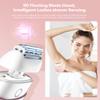 CkeyiN Ladies Shaver, 3 in 1 Electric Hair Removal Device for Women, Rechargeable Waterproof Painless Hair Removal Body Trimmer for Smooth Arms Legs & Bikini Line view 2