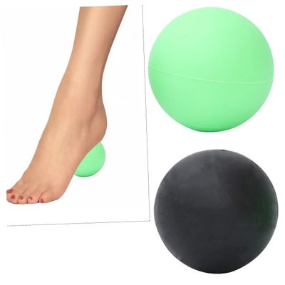Beavorty 2pcs TPE Massage Ball Fascia Ball for Yoga Fitness Elastic Back Roller Muscle Roller for Feet and Glutes Relief