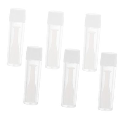Beavorty Lens Inserter Remover Suction Stick for Easy Cleaning 6pcs with Bottle Portable Silicone and Plastic Tool for Hard and Rgp Lenses and Home Use