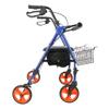 Aluminum Mobility Walking Aid ?Lightweight Folding Rollator Walking Frame ? Height Adjustable Elderly Walker Double The Comfort view 1