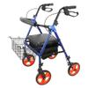Aluminum Mobility Walking Aid ?Lightweight Folding Rollator Walking Frame ? Height Adjustable Elderly Walker Double The Comfort view 4