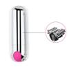 10 Modes Mini Powerful Quiet Waterproof Bullet Massage Rod Portable Soft Toys for Women Pleasure, Handheld Travel Pocket Personal Bullet for Foot Relax, Receive Fast, Body Massage Tool (Silver1) view 3