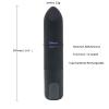 10 Modes Mini Powerful Quiet Waterproof Bullet Massage Rod Portable Soft Toys for Women Pleasure, Handheld Travel Pocket Personal Bullet for Foot Relax, Receive Fast, Body Massage Tool (Black) view 2