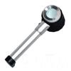 Optical Lens Metal Frame Glass Handheld Glass with Scale LED Handle, Silver 10 Times/1132 view 1