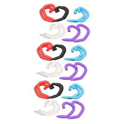 Beaupretty 30pairs Silicone Protective Earhook Hanging Hook Accessory Ear Hook Hanger for Ear Protection Holder Strap