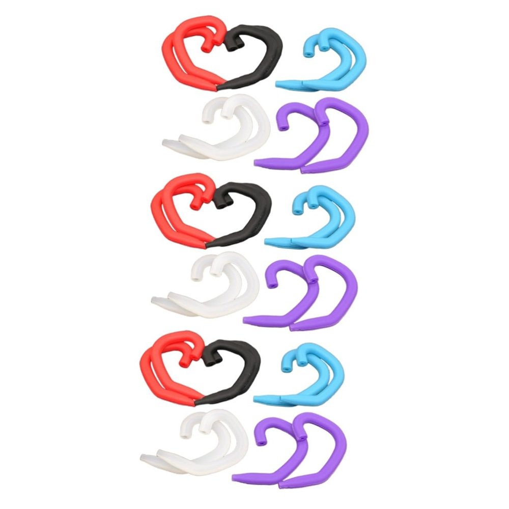 Beaupretty 30pairs Silicone Protective Earhook Hanging Hook Accessory Ear Hook Hanger for Ear Protection Holder Strap