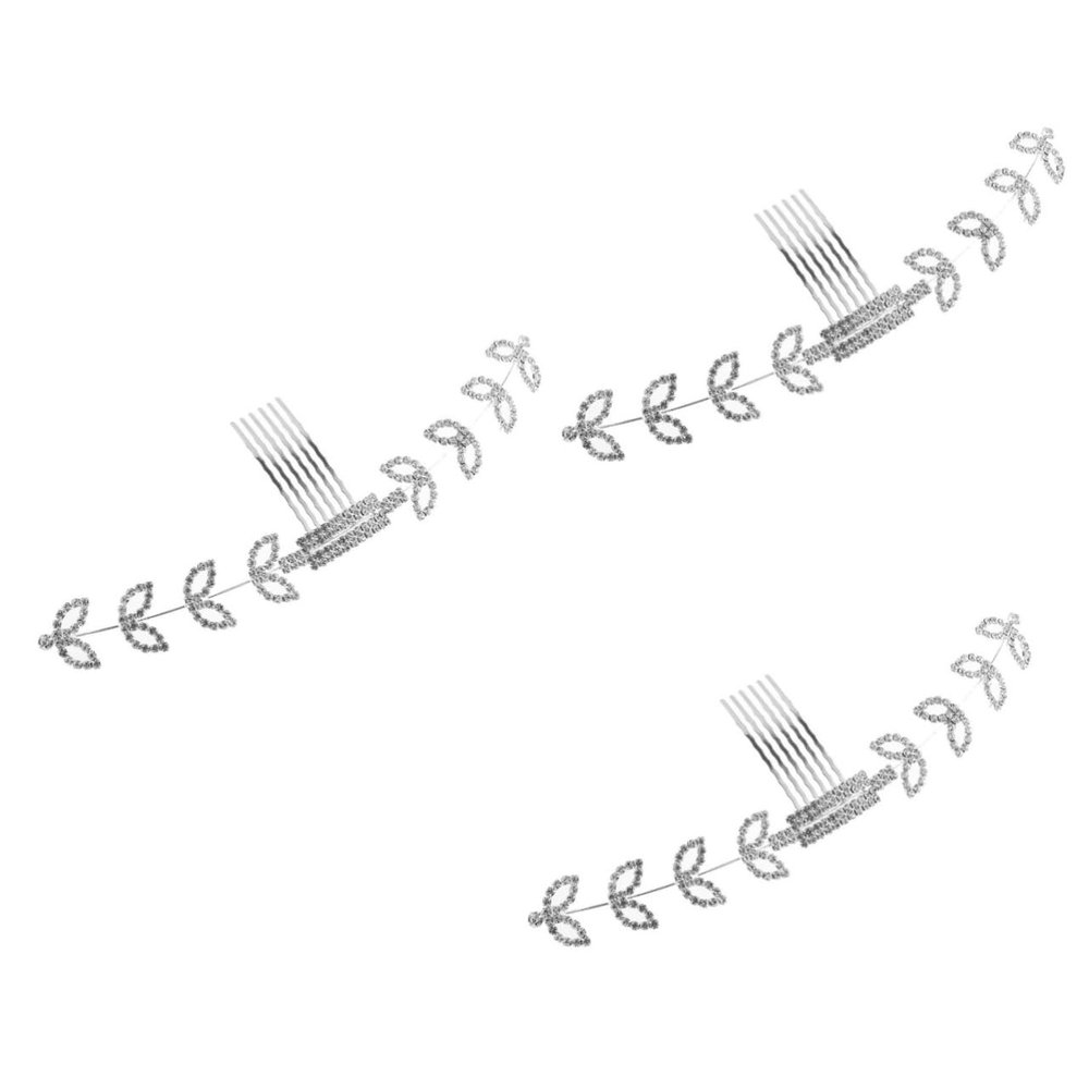 Beaupretty 3pcs Adjustable Ear Strap Rhinestone Comb Headwear Hooks for Ear Relief for Daily Use and Outdoor Activities