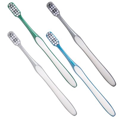 FOMIYES 4pcs Hard Bristle Men's Toothbrushes Head for Travel and Daily Use Cleaning Tools for Teeth
