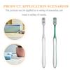FOMIYES 4pcs Hard Bristle Men's Toothbrushes Head for Travel and Daily Use Cleaning Tools for Teeth view 3