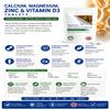 Calcium, Magnesium, Zinc & Vitamin D3 Tablets, Essential Minerals (Pack of 60) view 3