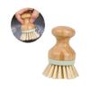 MAGICLULU Solid Wood Round Head Pan Brush Kitchen Cleaning Dish Brush for Washing Supplies view 4